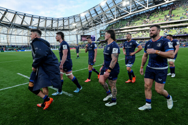 the-leinster-team-look-dejected-after-the-game