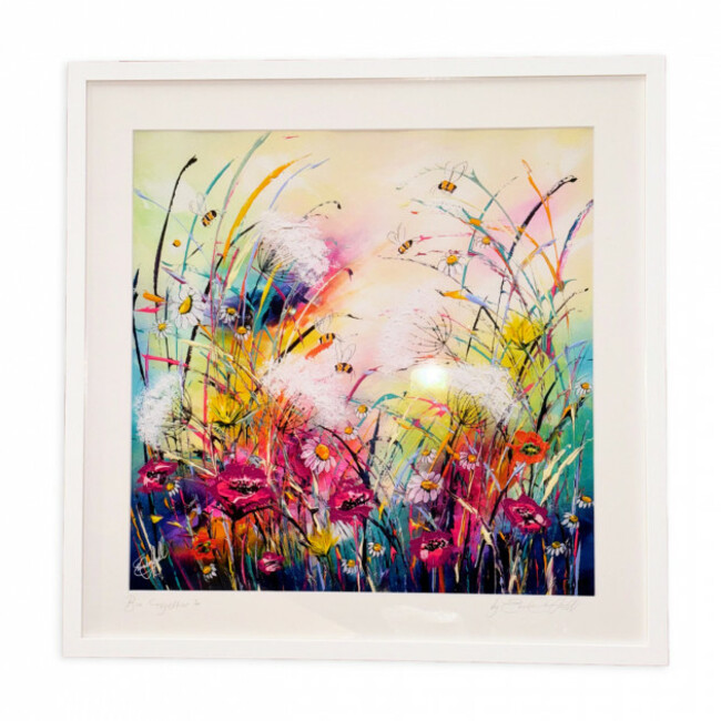 Bee Together print by Emma Campbell Art at Kilkenny Design.