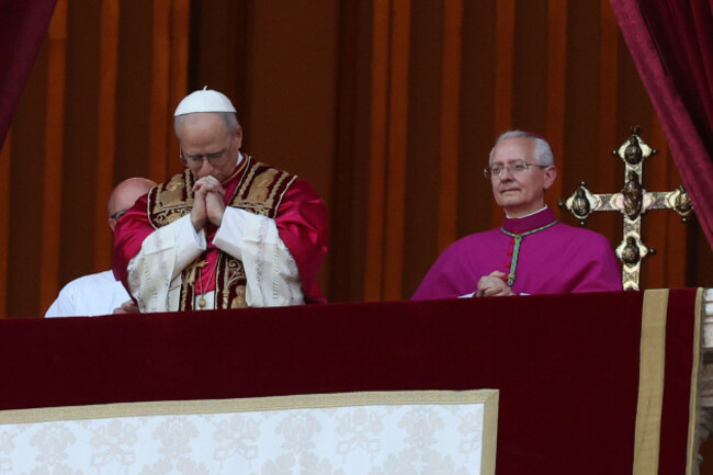 rome-italy-08th-may-2025-rome-italy-05-08-2025-the-new-pontiff-pope-leo-xiv-white-smoke-at-the-fifth-vote-second-day-of-the-conclave-the-cardinals-gathered-in-the-sistine-chapel-vote-for-the