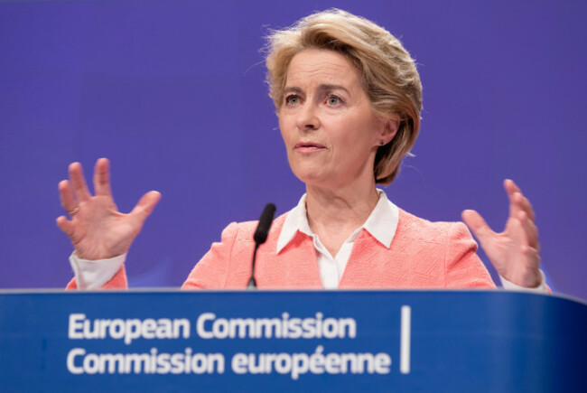 ursula-von-der-leyen-president-of-the-european-commission-presenting-the-team-and-structure-of-the-college-of-commissioners-for-2019-2024-during-a-p