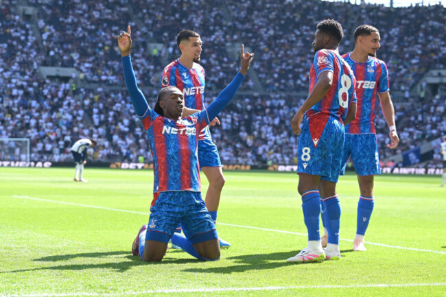 london-uk-11th-may-2025-goal-eberechi-eze-of-crystal-palace-scores-his-teams-second-during-the-spurs-vs-crystal-palace-premier-league-match-at-the-tottenham-hotspur-stadium-london-this-image-is