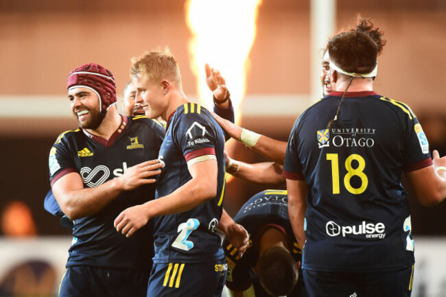sam-gilbert-of-the-highlanders-celebrates-during-the-super-rugby-pacific-round-13-match-between-the-otago-highlanders-and-the-melbourne-rebels-at-forsyth-barr-stadium-in-dunedin-new-zealand-saturday