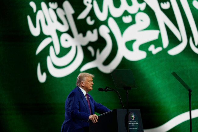 president-donald-trump-speaks-at-the-saudi-u-s-investment-forum-at-the-king-abdulaziz-international-conference-center-in-riyadh-saudi-arabia-tuesday-may-13-2025-ap-photoalex-brandon