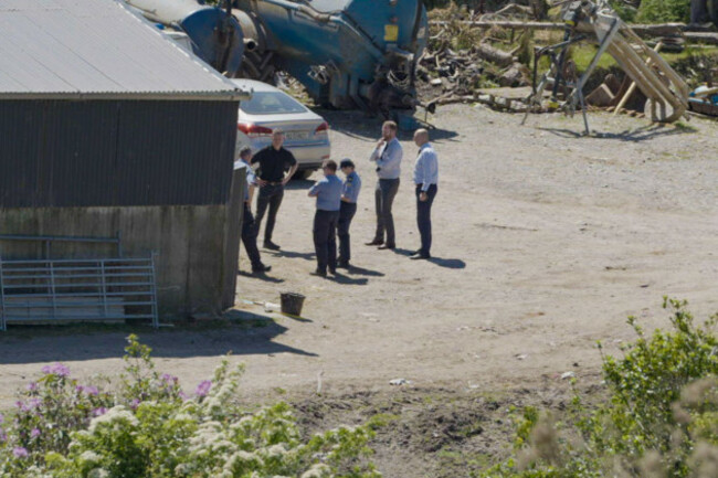 garda-at-the-scene-in-carrig-east-kenmare-investigating-the-disappearance-of-co-kerry-farmer-michael-gaine-the-56-year-old-was-reported-missing-from-his-home-near-kenmare-on-friday-march-21-pictur