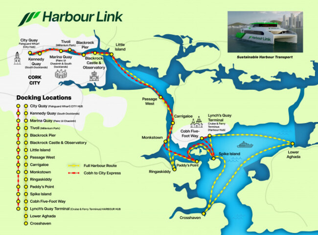 Harbour Link Route Map