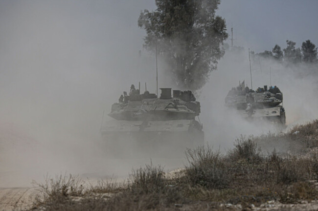 gaza-border-gaza-israel-20th-may-2025-an-israeli-armys-tanks-deploys-at-israels-southern-border-with-the-gaza-strip-on-may-20-2025-amid-the-ongoing-war-with-the-palestinian-militant-movement-h