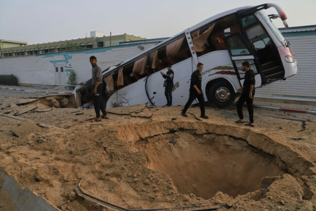 palestinians-inspect-the-site-of-an-israeli-army-airstrike-on-the-european-hospital-in-khan-younis-gaza-strip-tuesday-may-13-2025-the-israeli-military-said-it-had-carried-out-a-strike-targeting-w