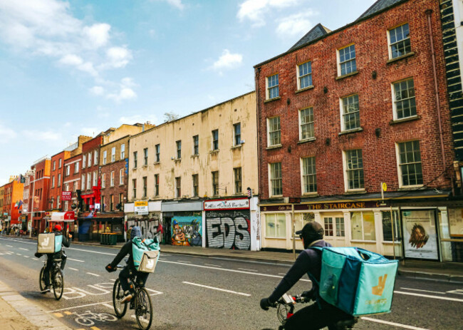 deliveroo-drivers-camden-street-dublin-ireland