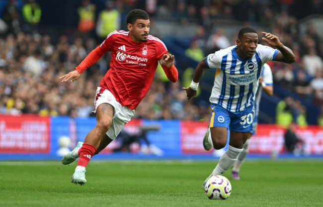 morgan-gibbs-white-uses-his-pace-to-get-past-pervis-estupinan-of-brighton-during-the-premier-league-match-between-brighton-and-hove-albion-and-nottingham-forest-at-the-american-express-stadium-bright