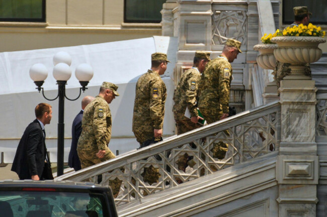 members-of-the-ukrainian-delegation-arrive-at-the-ciragan-palace-for-ukraine-russia-peace-talks-in-istanbul-turkey-monday-june-2-2025-ap-photoemrah-gurel