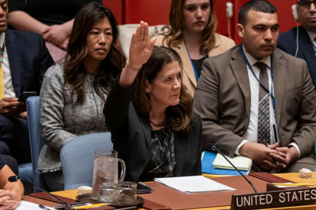june-4-2025-new-york-new-york-usa-ambassador-dorothy-shea-of-united-states-vote-against-draft-resolution-during-security-council-meeting-at-un-headquarters-in-new-york-on-june-4-2025-the-resolu