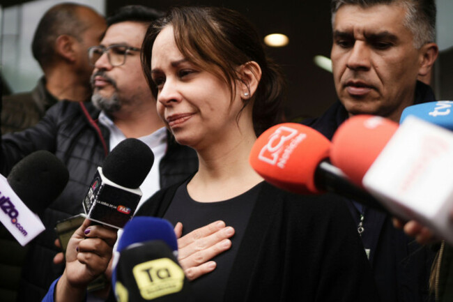 maria-claudia-tarazona-the-wife-of-colombian-senator-miguel-uribe-turbay-who-was-shot-at-a-political-rally-talks-to-the-press-outside-the-clinic-where-he-is-being-treated-in-bogota-colombia-sunda