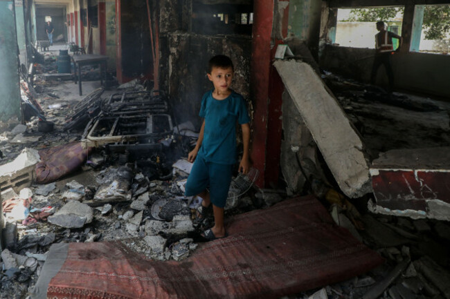 gaza-26th-may-2025-a-palestinian-boy-is-seen-at-the-fahmi-al-jarjawi-school-after-an-israeli-airstrike-in-gaza-city-on-may-26-2025-at-least-33-palestinians-including-18-children-and-six-women