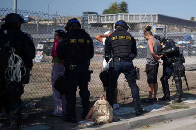 california-highway-patrol-officers-detain-protesters-on-tuesday-june-10-2025-in-los-angeles-ap-photoeric-thayer