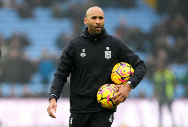 ipswich-town-first-team-coach-lee-grant-before-the-premier-league-match-at-villa-park-birmingham-picture-date-saturday-february-15-2025