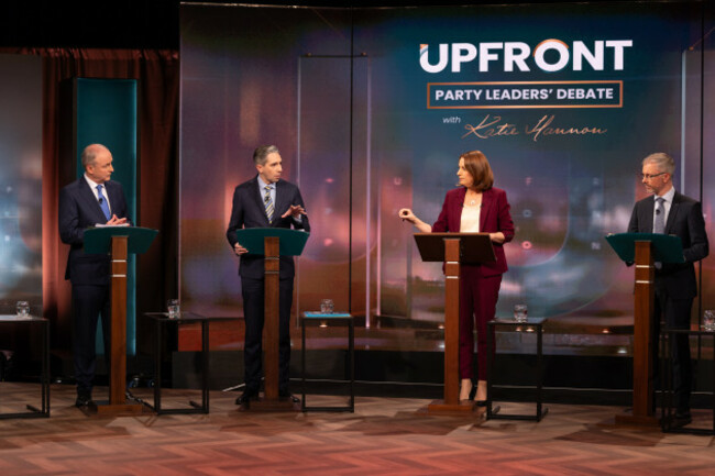 RTÉ Upfront with Katie Hannon Party Leaders’ debate-29