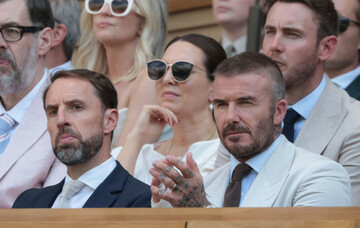 london-uk-30th-june-2025-footballer-david-beckham-r-and-ex-england-manager-graham-southgate-watch-tennis-in-the-royal-box-on-day-one-of-the-2025-wimbledon-championships-in-london-on-monday-june
