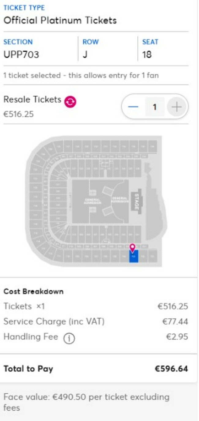 ticketmaster croker