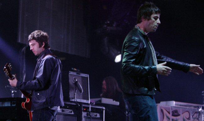 vancouver-canada-09th-july-2008-noel-left-and-liam-gallagher-of-oasis-perform-during-the-start-of-their-canadian-tour-in-vancouver-b-c-on-wednesday-august-27-2008-recently-reunited-british