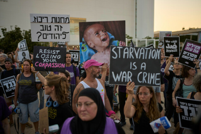 israeli-activists-take-part-in-a-protest-against-the-war-in-the-gaza-strip-israels-measures-regarding-food-distribution-and-the-forced-displacement-of-palestinians-in-tel-aviv-israel-tuesday-jul