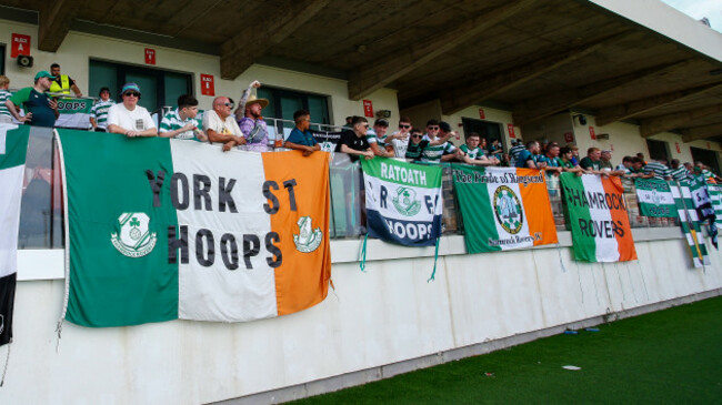 a-view-of-rovers-fans-ahead-of-the-match