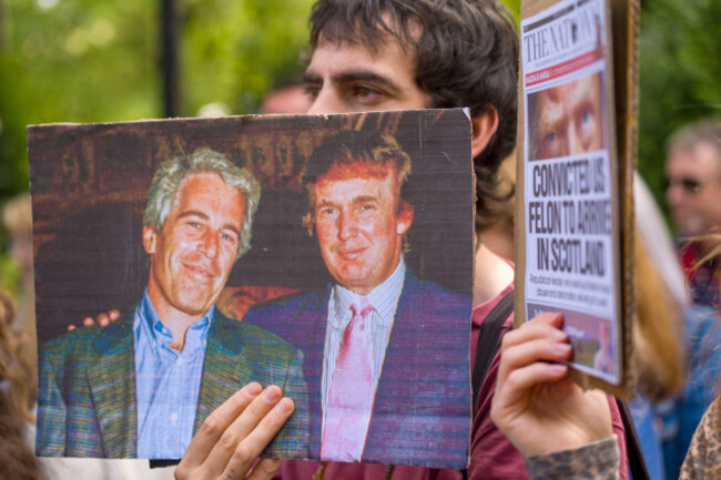 people-take-part-in-a-stop-trump-scotland-protest-outside-the-us-consulate-in-edinburgh-as-us-president-donald-trump-begins-his-five-day-private-trip-to-the-country-at-his-turnberry-golf-course-in-so