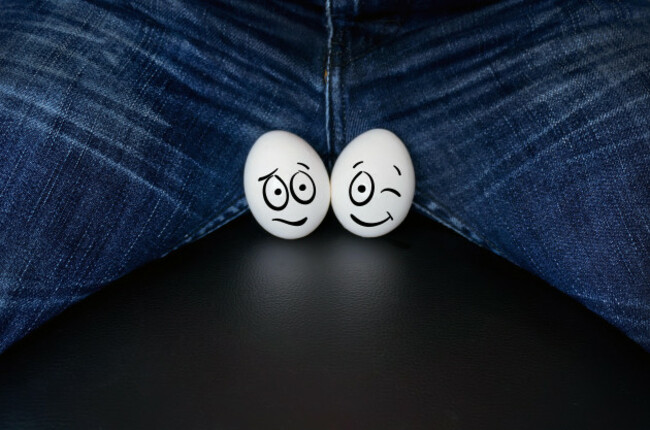 white-eggs-a-symbol-of-mans-balls-with-the-comic-cartoon-faces