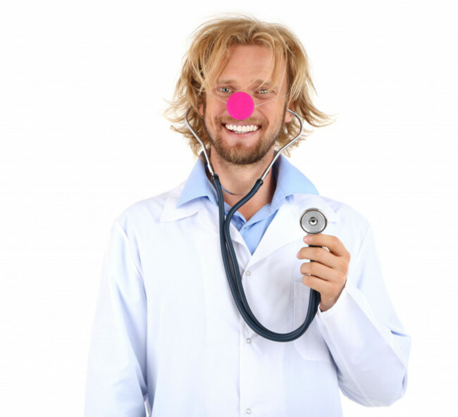 funny-doctor-in-glasses-with-stethoscope-isolated-on-white