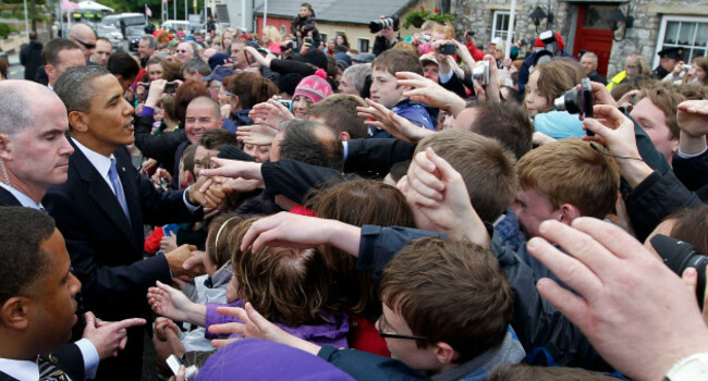 file-in-this-may-23-2011-file-photo-president-barack-obama-greets-local-residents-in-moneygall-ireland-the-ancestral-homeland-of-his-great-great-great-grandfather-mark-connolly-the-second-in-c