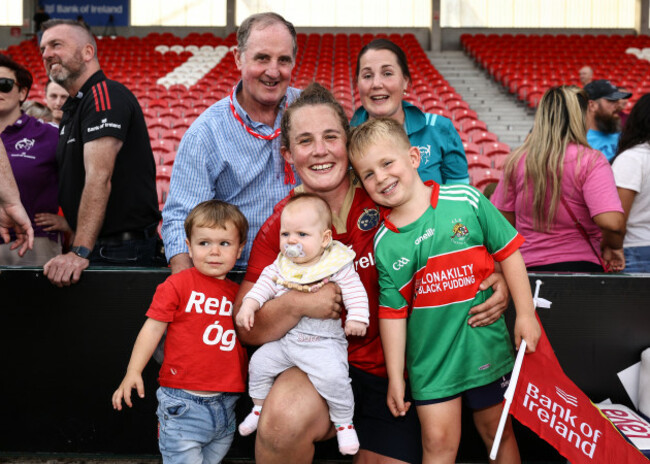 enya-breen-celebrates-after-the-game-with-ian-and-aoife-breen-with-paddy-connolly-baby-fodla-connolly-and-ollie-connolly