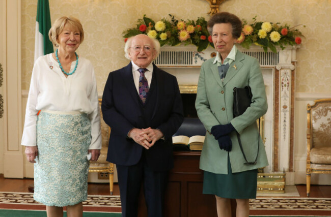 president-of-ireland-michael-d-higgins-and-his-wife-sabina-left-receive-the-princess-royal-at-aras-an-uachtarain-dublin-the-offical-residence-of-the-president-of-ireland-as-part-of-a-courtesy-cal