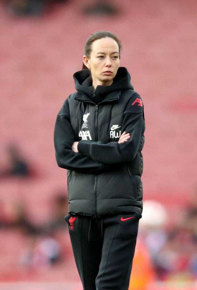liverpool-interim-manager-amber-whiteley-before-the-barclays-womens-super-league-match-at-the-emirates-stadium-london-picture-date-saturday-march-22-2025