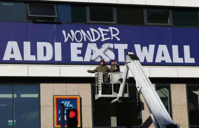 ALDI East Wall Store turns into ALDI Wonderwall 4