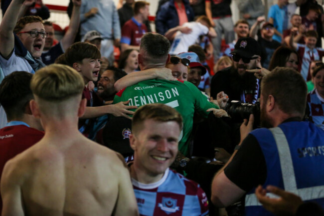 luke-dennison-swamped-by-fans-at-the-end-of-the-game