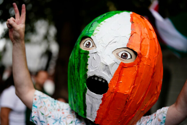 supporters-of-kneecaps-liam-og-o-hannaidh-outside-westminster-magistrates-court-london-where-he-is-charged-with-a-terrorism-offence-the-27-year-old-of-belfast-who-performs-under-the-stage-name