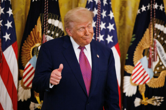 washington-united-states-12th-june-2025-u-s-president-donald-trump-gives-a-thumbs-up-at-a-bill-signing-event-in-the-east-room-of-the-white-house-in-washington-dc-on-thursday-june-12-2025-pres