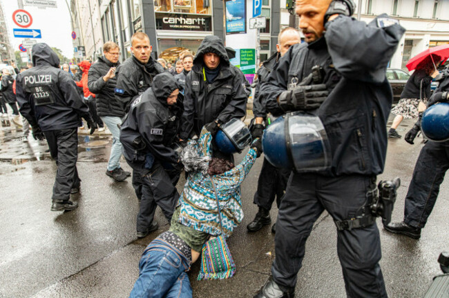 a-pro-palestinian-protest-that-had-not-been-registered-with-city-authorities-drew-a-heavy-police-response-in-central-berlin-on-thursday-august-28-2025-with-officers-detaining-several-demonstrators