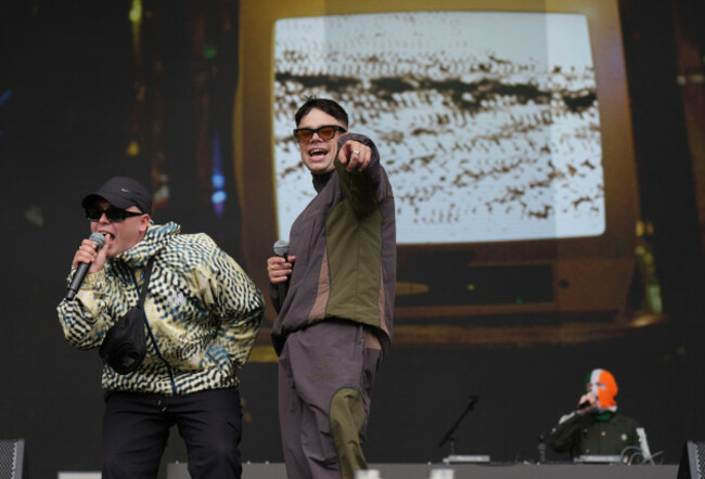 kneecap-performing-on-the-main-stage-on-day-two-of-the-electric-picnic-festival-at-stradbally-in-co-laois-picture-date-saturday-august-30-2025