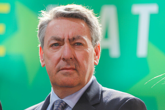 fianna-fail-candidate-in-the-upcoming-european-parliament-elections-billy-kelleher-mep-at-the-fianna-fail-ard-fheis-at-the-dublin-royal-convention-centre-picture-date-saturday-april-13-2024