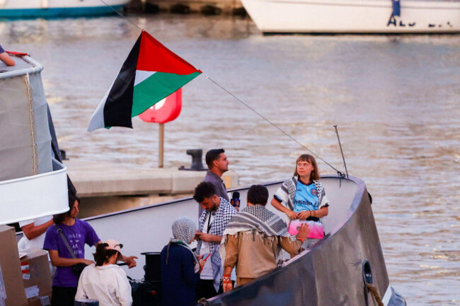 the-global-sumud-flotilla-is-setting-off-again-from-the-port-of-barcelona-september-1-20256-in-barcelona-catalonia-spain-the-twenty-boats-of-the-global-sumud-flotilla-that-had-to-return-on-sund