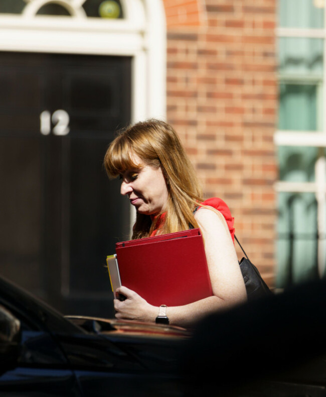 downing-street-london-uk-july-29rd-2024-minsters-depart-the-last-cabinet-before-summer-recess-pictured-rt-hon-angela-rayner-deputy-prime-ministerbridgetcatterallalamylivenews