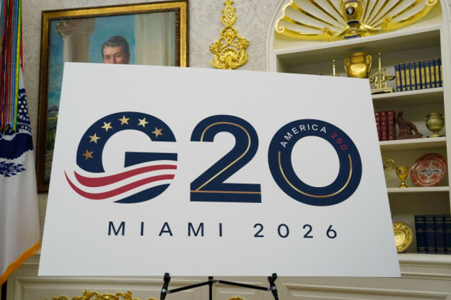 a-sign-for-the-g20-to-be-hosted-in-miami-in-2026-is-displayed-as-president-donald-trump-speaks-in-the-oval-office-of-the-white-house-friday-sept-5-2025-in-washington-ap-photoalex-brandon