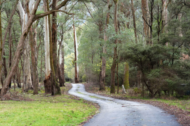 melbourne-australia-27th-aug-2025-the-enrty-to-a-property-believed-to-be-where-gunman-dezi-freeman-shot-two-victorian-police-officers-in-porepunkah-in-victoria-wednesday-august-27-2025-a-signi