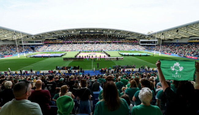 a-view-of-the-teams-during-the-anthems