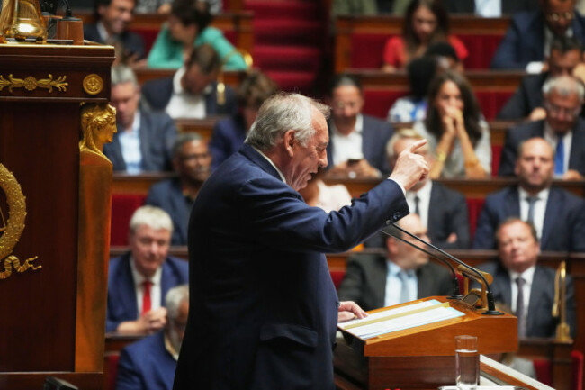 french-prime-minister-francois-bayrou-addresses-the-national-assembly-prior-to-a-parliamentary-confidence-vote-that-could-bring-him-down-in-paris-france-monday-sept-8-2025-ap-photochristophe