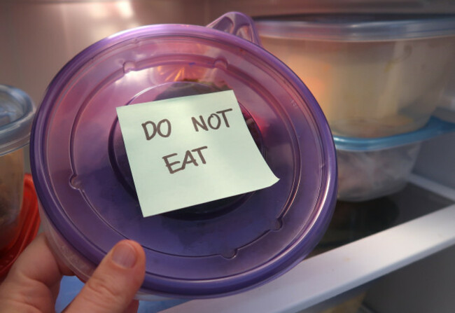 leftoverfoodstoredintherefrigerator-donoteatsign