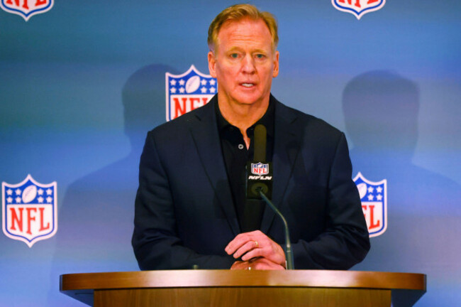 file-nfl-commissioner-roger-goodell-addresses-the-media-at-a-press-conference-at-the-nfl-football-owners-meeting-wednesday-may-21-2025-in-eagan-minn-ap-photobruce-kluckhohn-file
