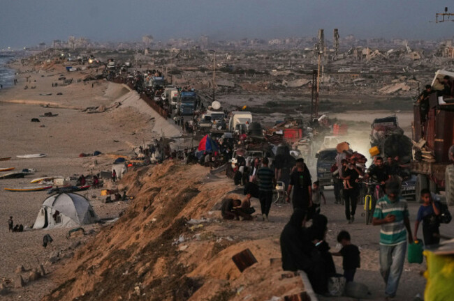displaced-palestinians-flee-northern-gaza-along-the-coastal-road-toward-the-south-as-israel-announced-an-expanded-operation-in-gaza-city-tuesday-sept-16-2025-ap-photoabdel-kareem-hana