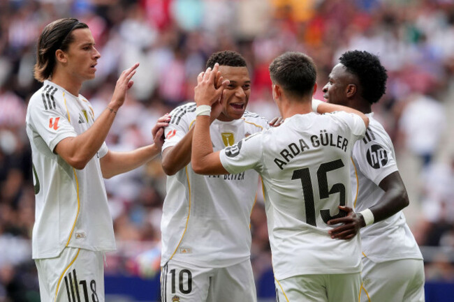 madrid-spain-27th-sep-2025-real-madrids-alvaro-carreras-kylian-mbappe-arda-guler-and-vinicius-junior-celebrate-goal-during-la-liga-match-september-27-2025-photo-by-aceroalter-photossipa-u