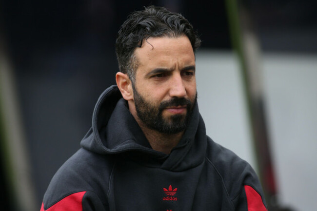 st-jamess-park-newcastle-on-sunday-13th-april-2025-manchester-uniteds-head-coach-ruben-amorim-during-the-premier-league-match-between-newcastle-united-and-manchester-united-at-st-jamess-park-n